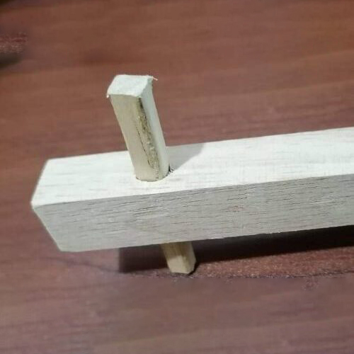 wooden peg